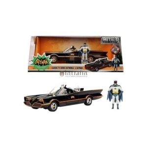Réplique Batman 1966 Classic Batmobile + Batman 1:24