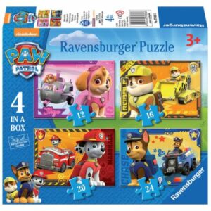 puzzle pat patrouille 3+  4 in box