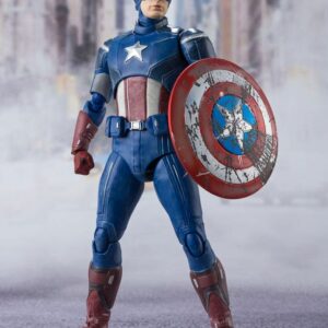 Figurine capitaine america sh figuarts